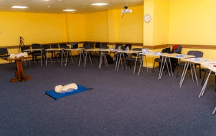 CPS and AED class setup at day care centers and karate classes