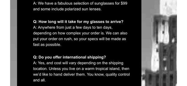 They say a few days to ten... not two weeks. :( plus it says they can rush them, that would be less then a few days?