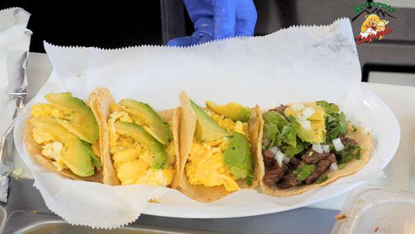 Tacos de Desayuno y Asada