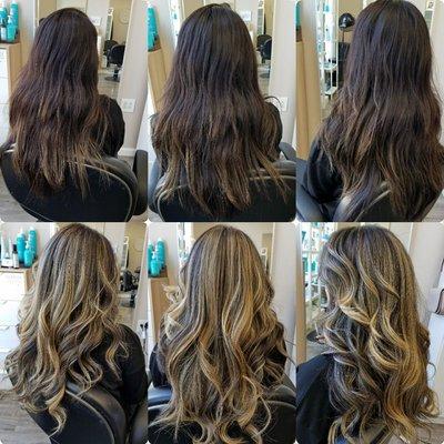 Blonde Balayage on long hair
By Julia for Appointment call or text 650-771-8553