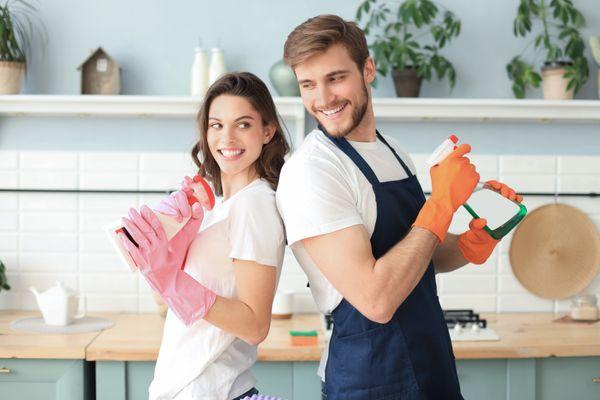 WeMaid cleaners at home in Los Angeles, Santa Clarita, Antelope Valley.