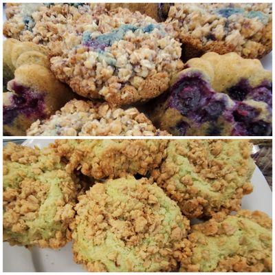 Blueberry & Pistachio Jumbo Muffins