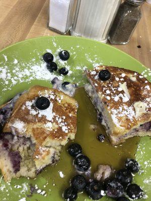 Blueberry mascarpone French toast