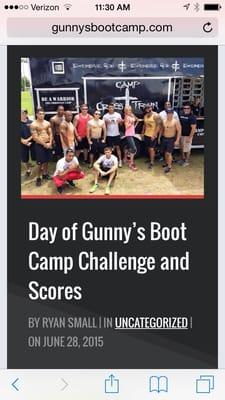 Camp Lejeune Marines at Gunny's Boot Camp Challenge