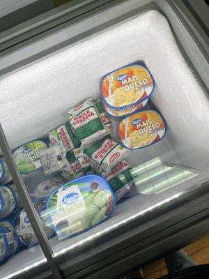 Ice cream selection