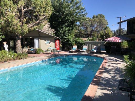 Garden pool area