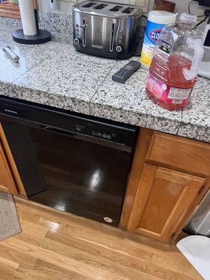 new dishwasher installation