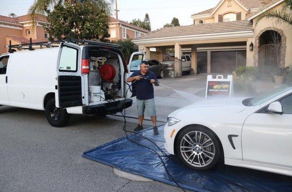 We offer our services direct to your doorstep! Contact us today for a free quote on all your detailing needs!