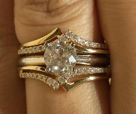 My beautiful and stunning diamond rings. Mahalo Kris from Kays!