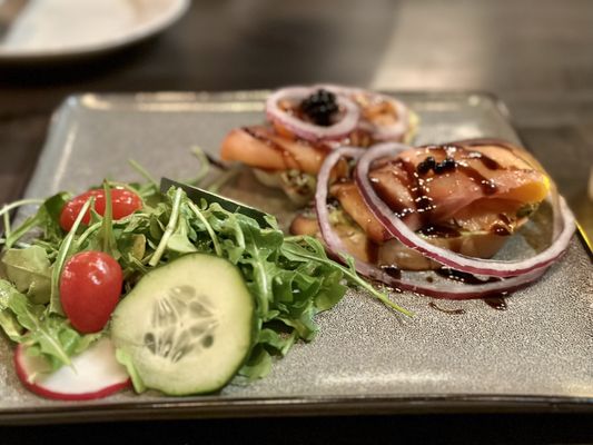 Smoked Salmone Bruschetta