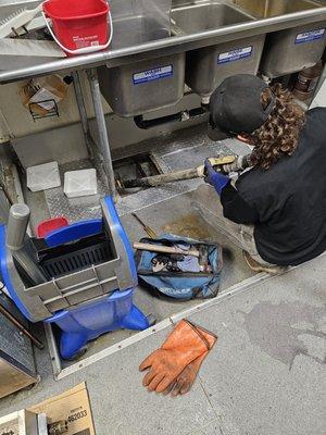 Indoor Grease trap service