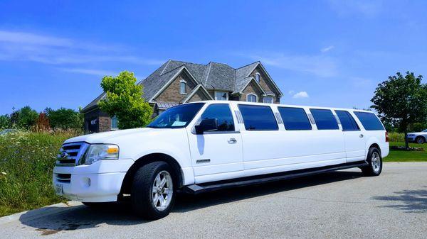 14 Passenger SUV limousine.