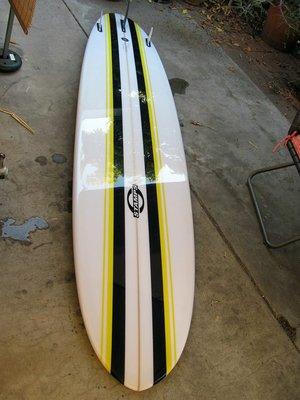 Brand new 9'2" board, shaped by Tim Stamps.