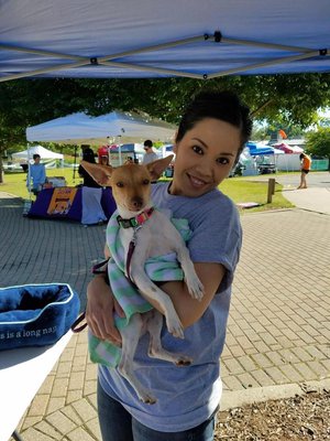 Dr. Griffith at the Batavia Pet Parade