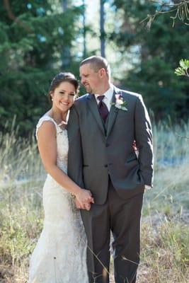 Bride and Groom at Swiftwater Cellars wedding