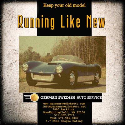 We know that your Swedish (or German) ride can last for much more than 300 thousand miles and we're here to help ensure it does!