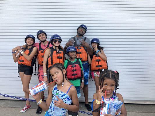 Pre white water rafting