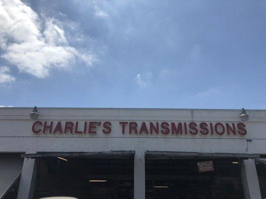 Charlie's transmissions building.