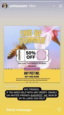 Summer is half over perfect time for 50% off