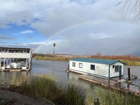 Beauty after the rain in our cove!