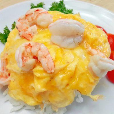 Thai style scrambled egg.