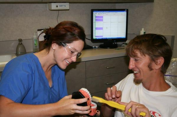 Dental fillings | Brushing and flossing techniques
 are key to preventative care