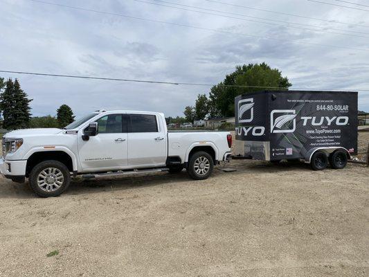 Job truck and trailer