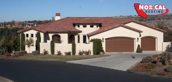 Nor Cal Roofing is Chico and Orland's first choice for Residential and commercial roofing. This is a Eagle "s" tile roof