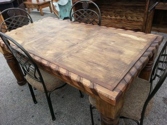 Rustic dining set