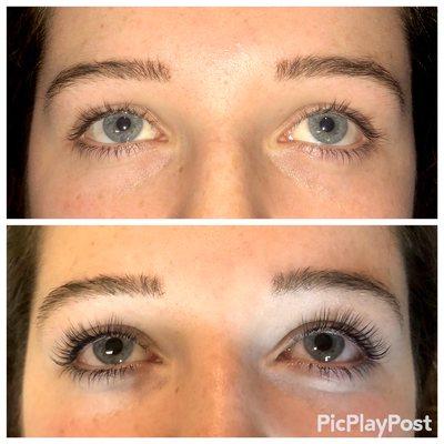 Lash Lift and tint!