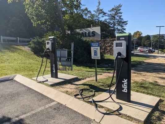 Blink charging station, Ruby Falls, Chattanooga