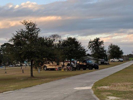 Spacious lots with concrete paved roads through out.