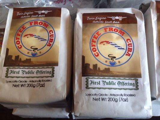 We carry Twin Engine Coffee.