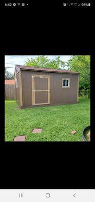 My shed I made out of a gameroom.