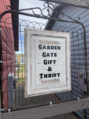 Garden Gate Sign