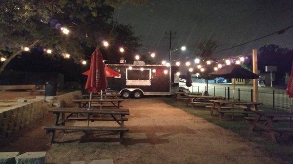 Jefe's Trailer located on the property of The Republic Street Bar.