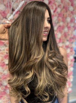 Balayage e hidratación