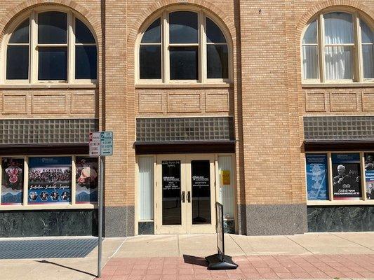 The Abilene Philharmonic Orchestra offices are housed in the bottom floor of the historic Hotel Wooten