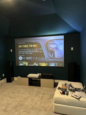 Ultra Short Throw Projector
120" Screen