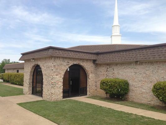 This is a photo taken prior to the extensive remodel and face lift.  This church is located in Burleson, TX