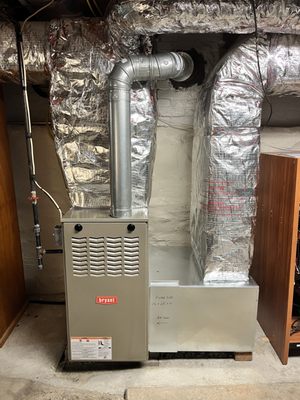 Bryant Preferred 80% 2 stage gas furnace