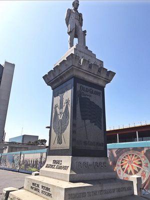 Abraham Lincoln Statue, circa 1915, Long Beach, CA