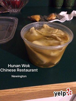 Small Wonton soup.....   delicious