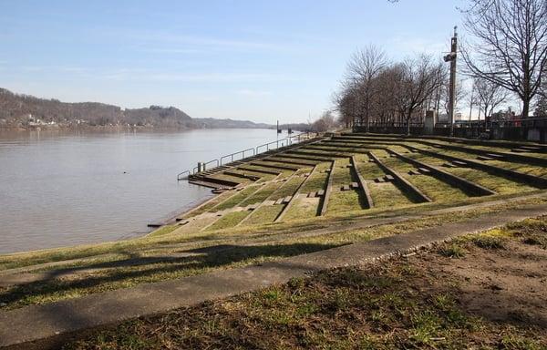 River front amphitheater.  Feb 2016.