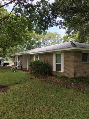 New siding on a home