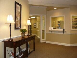 Welcome into our comfortably furnished reception area.