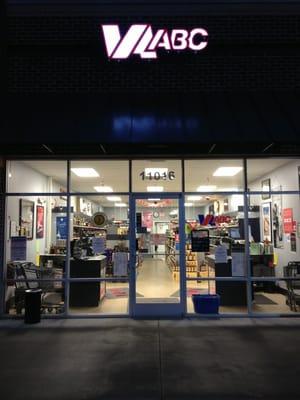 Front of store.