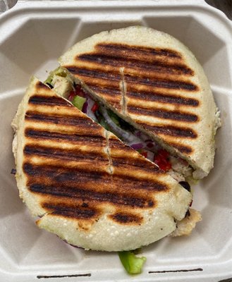 CHICKEN PESTO PANINI with extras