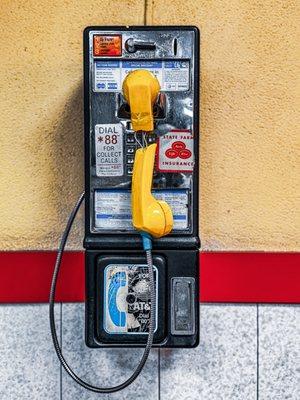 Payphone has seen better  days