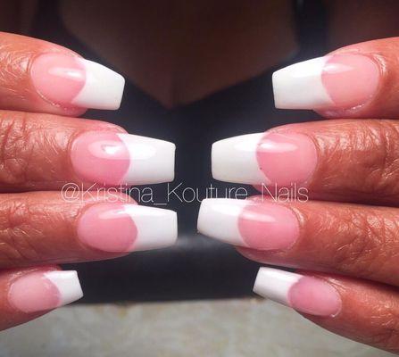 Pink and white